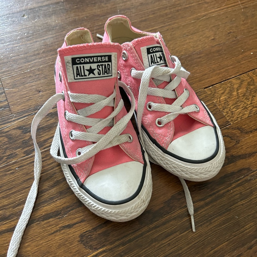 Converse Kids Sneakers in Pink and White